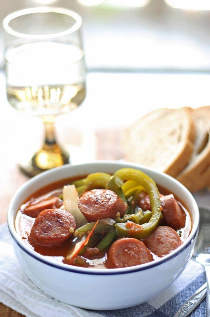 Sausage Leczo Lecso Hungarian Vegetable Stew Recipe