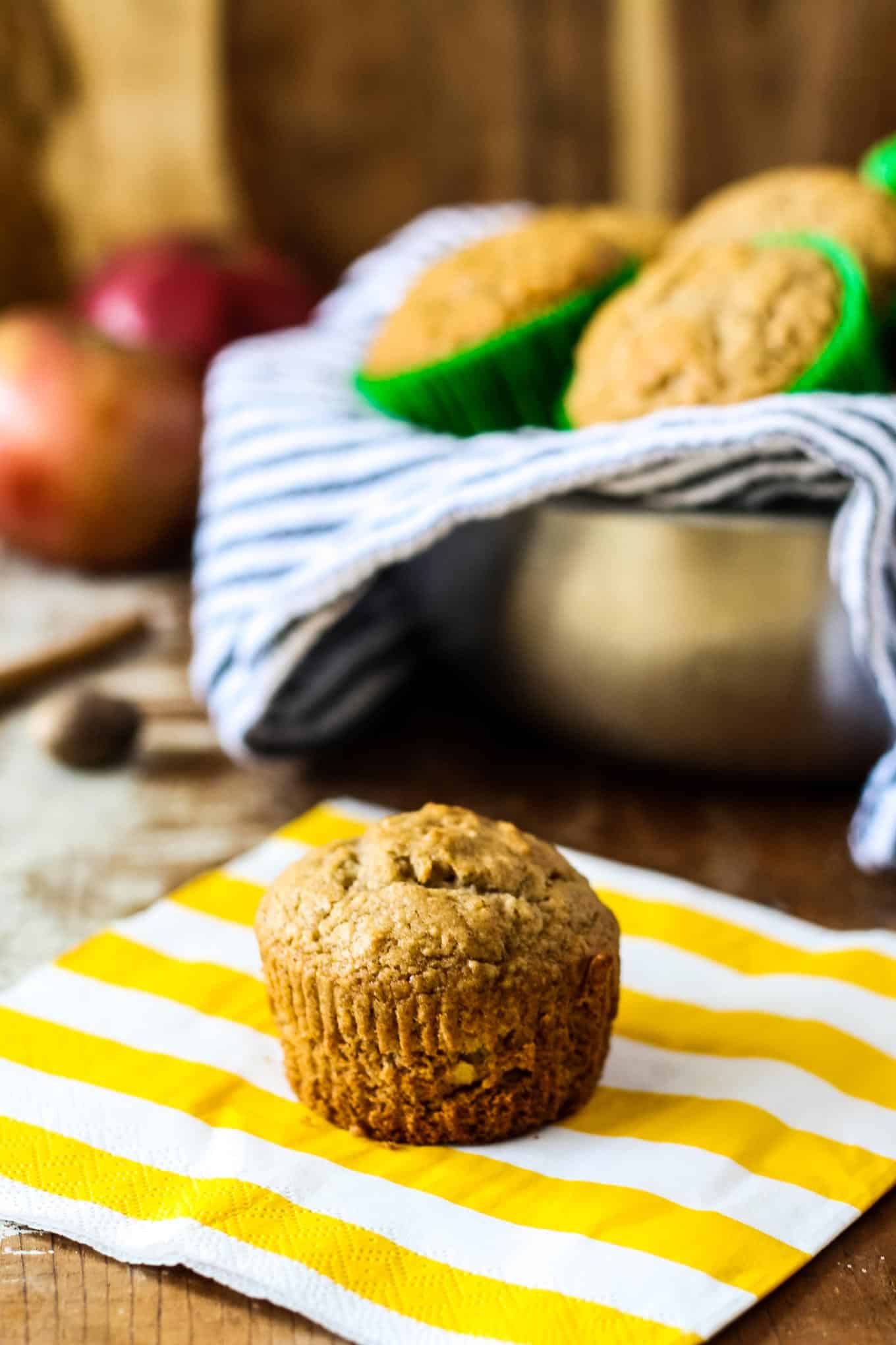 Spiced Apple Muffins - Fresh apples and fall spices!