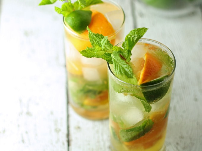 Refreshing Orange Mojito 