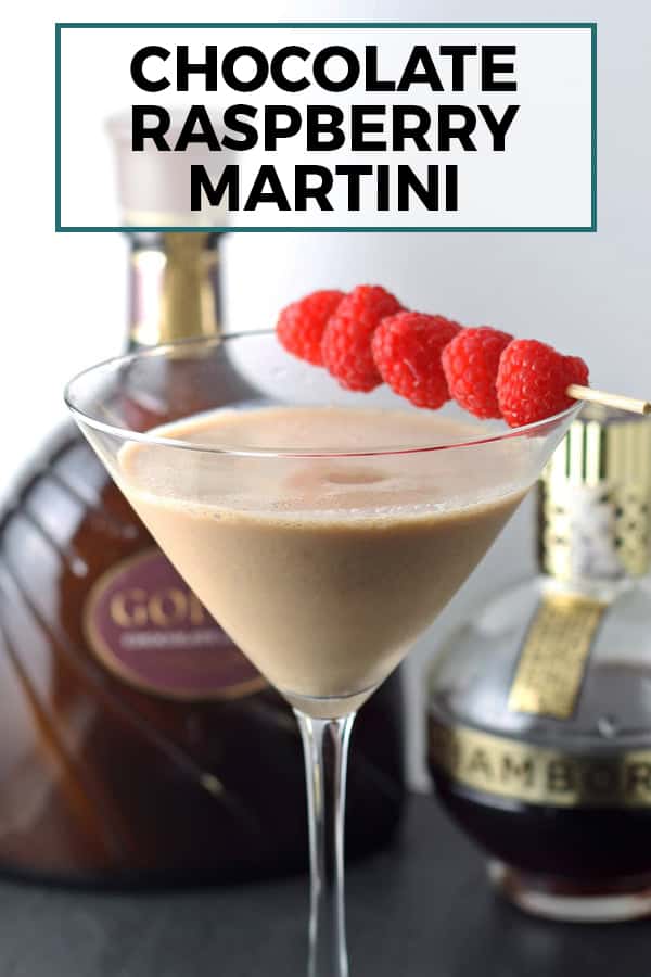 Chocolate Raspberry Martini » The Thirsty Feast