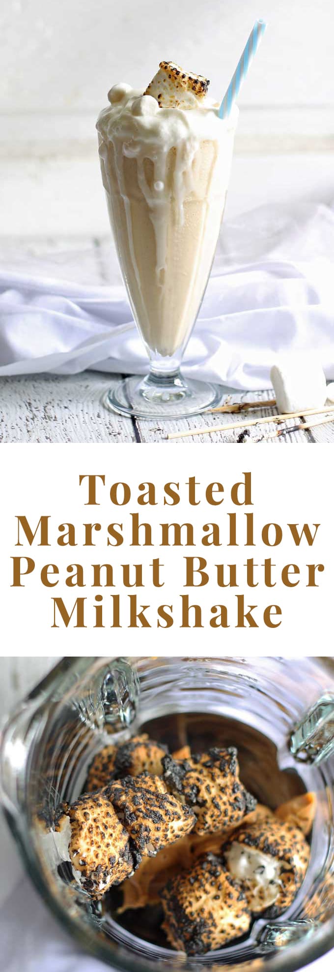 Marshmallow Peanut Butter Milkshake » The Thirsty Feast