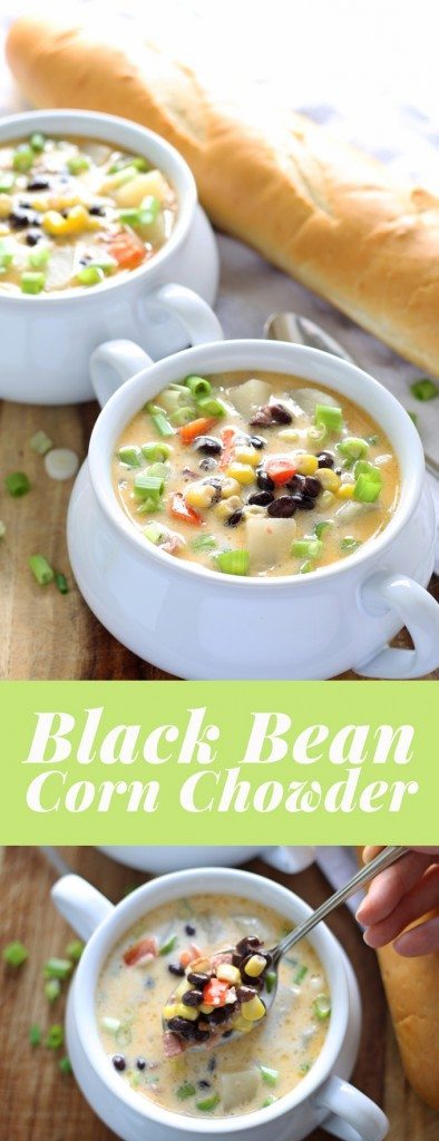 Black Bean Corn Chowder Recipe - Perfect for Leftover Corn