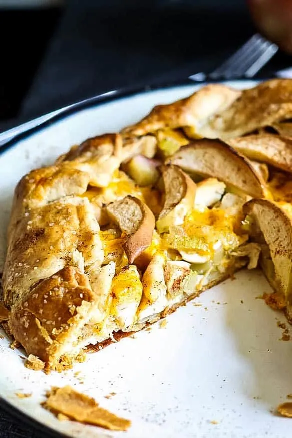 Savory Apple Galette Recipe » The Thirsty Feast by honey and birch