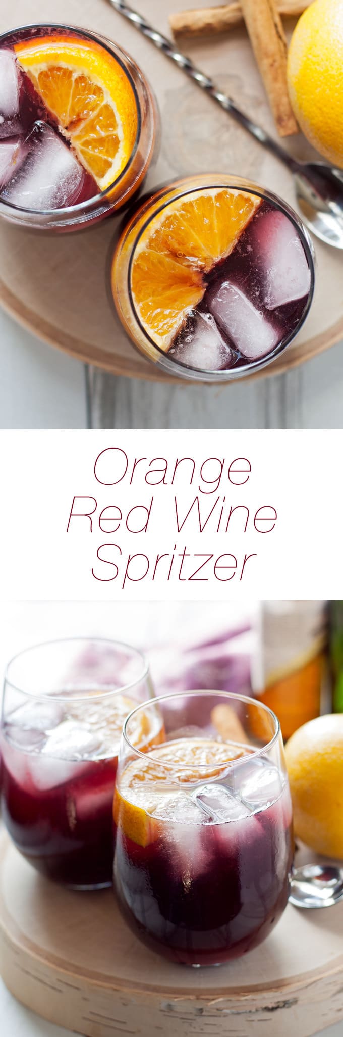 Orange Red Wine Spritzer » Honey and Birch