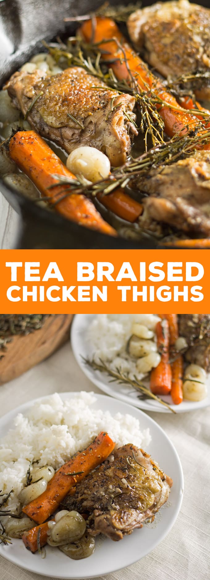 Tea Braised Chicken Thighs » The Thirsty Feast