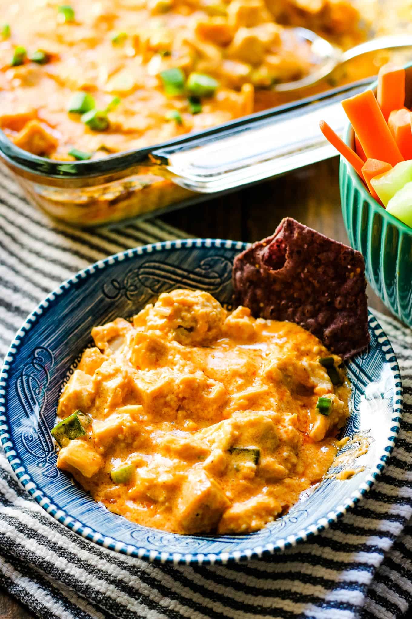 Buffalo Chicken Dip Recipe » The Thirsty Feast by honey and birch