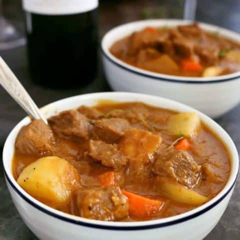 Pumpkin Beef Stew Recipe » The Thirsty Feast