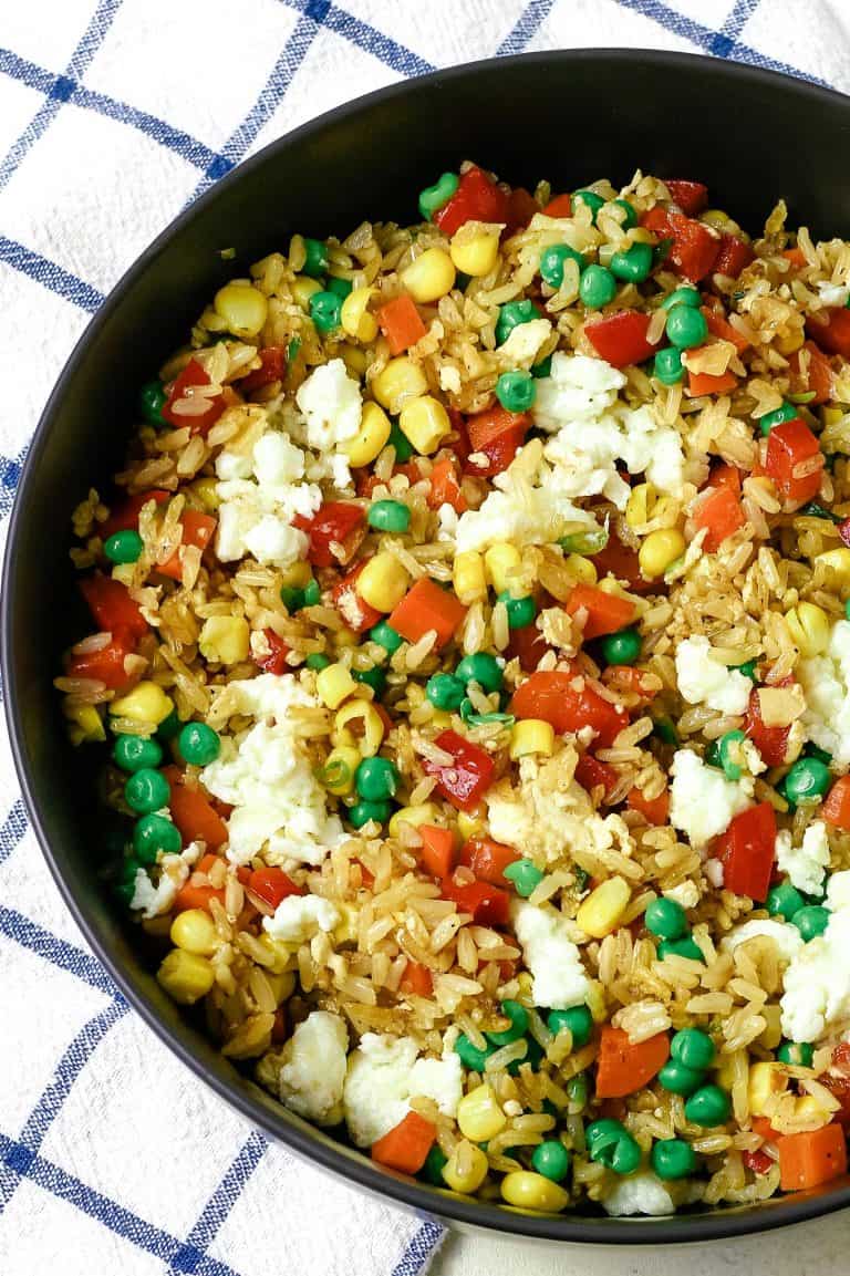 Vegetable Egg White Fried Rice