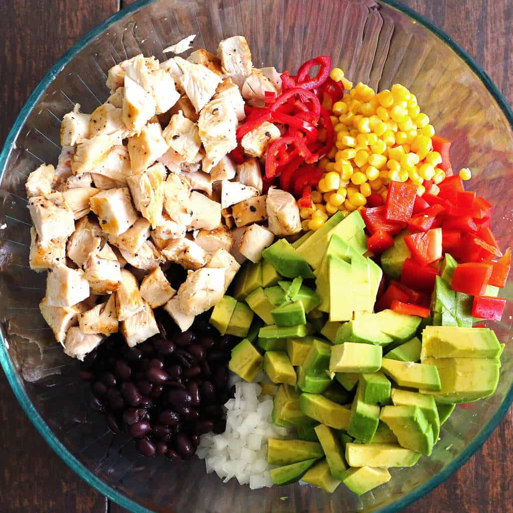 Grilled Chicken Avocado Salad The Thirsty Feast By Honey And Birch 9532