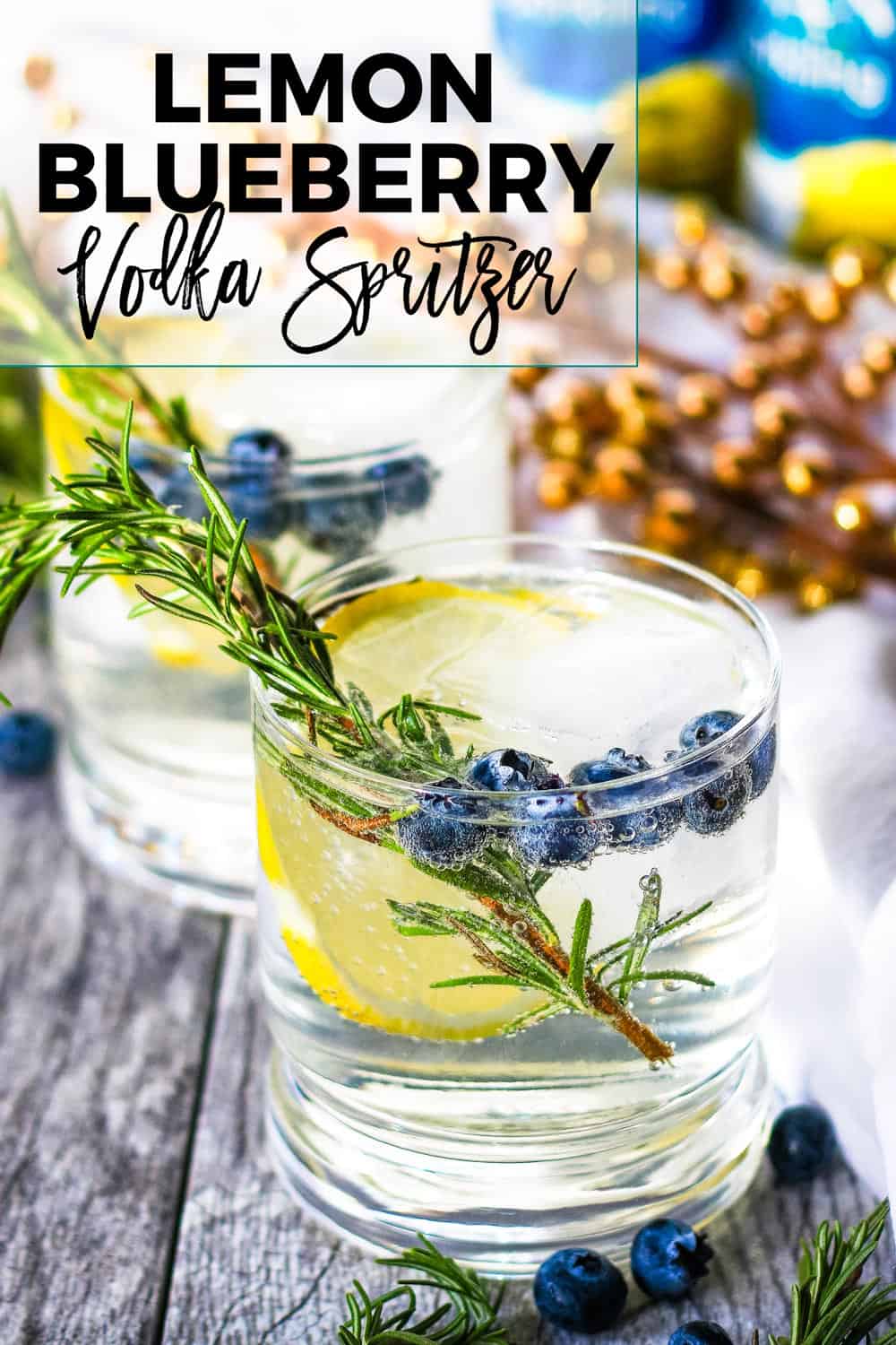 Lemon Blueberry Vodka Spritzer The Thirsty Feast By Honey And Birch