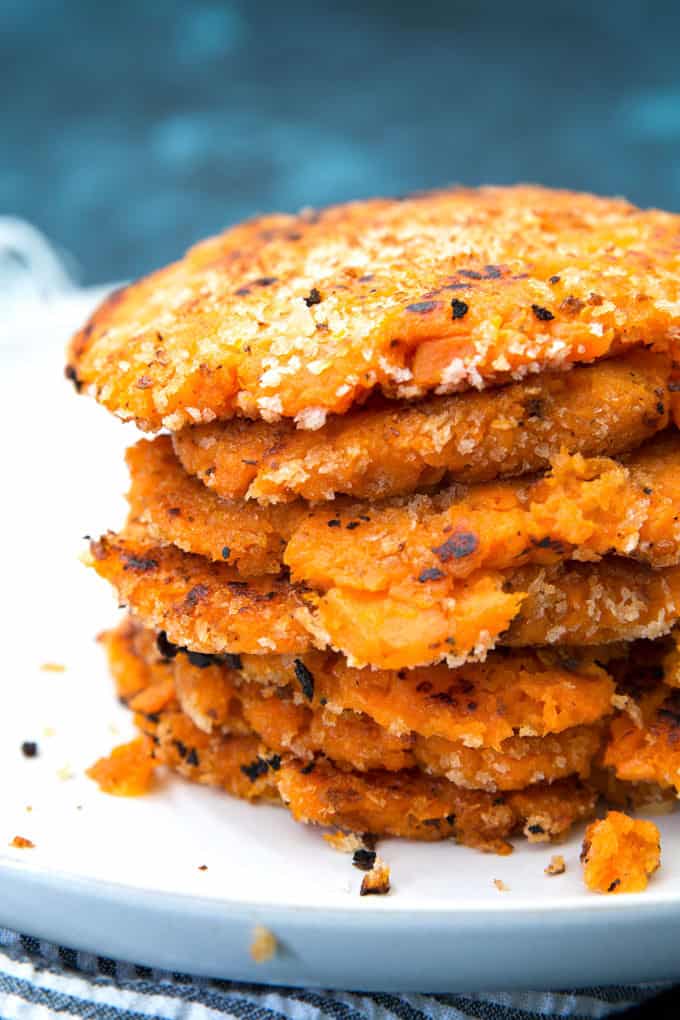 Best Sweet Potato Pancake Recipe with Chive Sauce