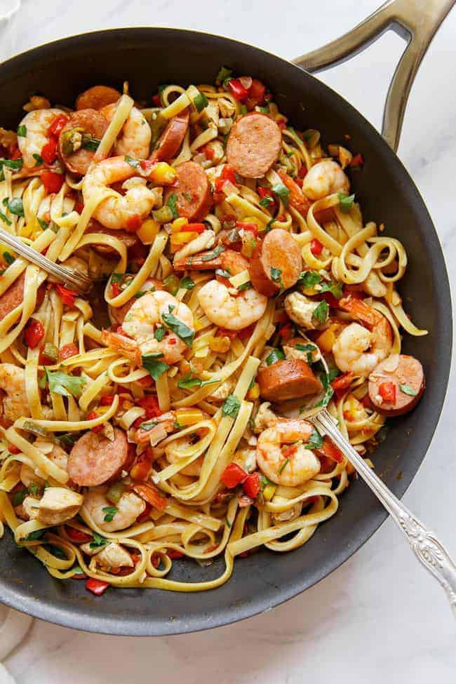 18 Easy Pasta Dinner Recipes » The Thirsty Feast