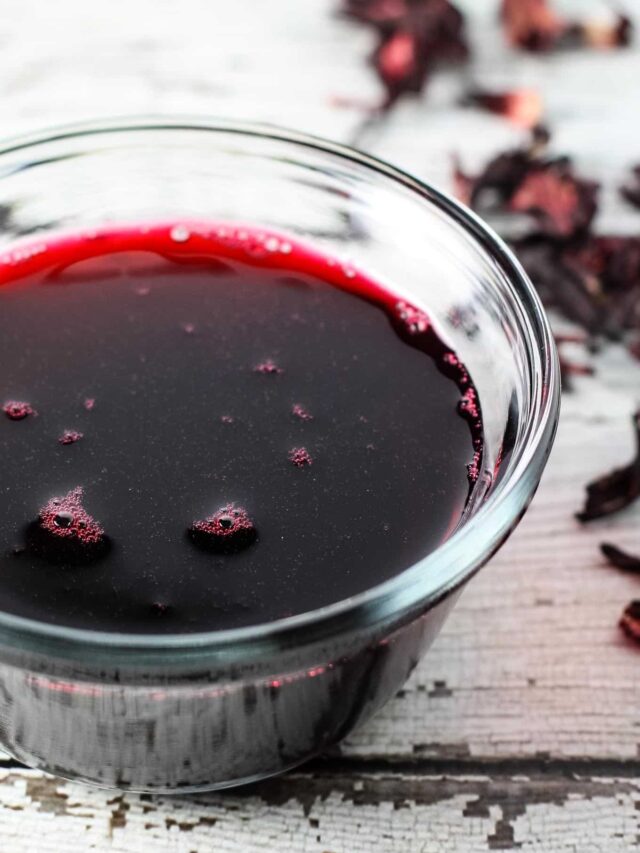 Homemade Hibiscus Simple Syrup The Thirsty Feast