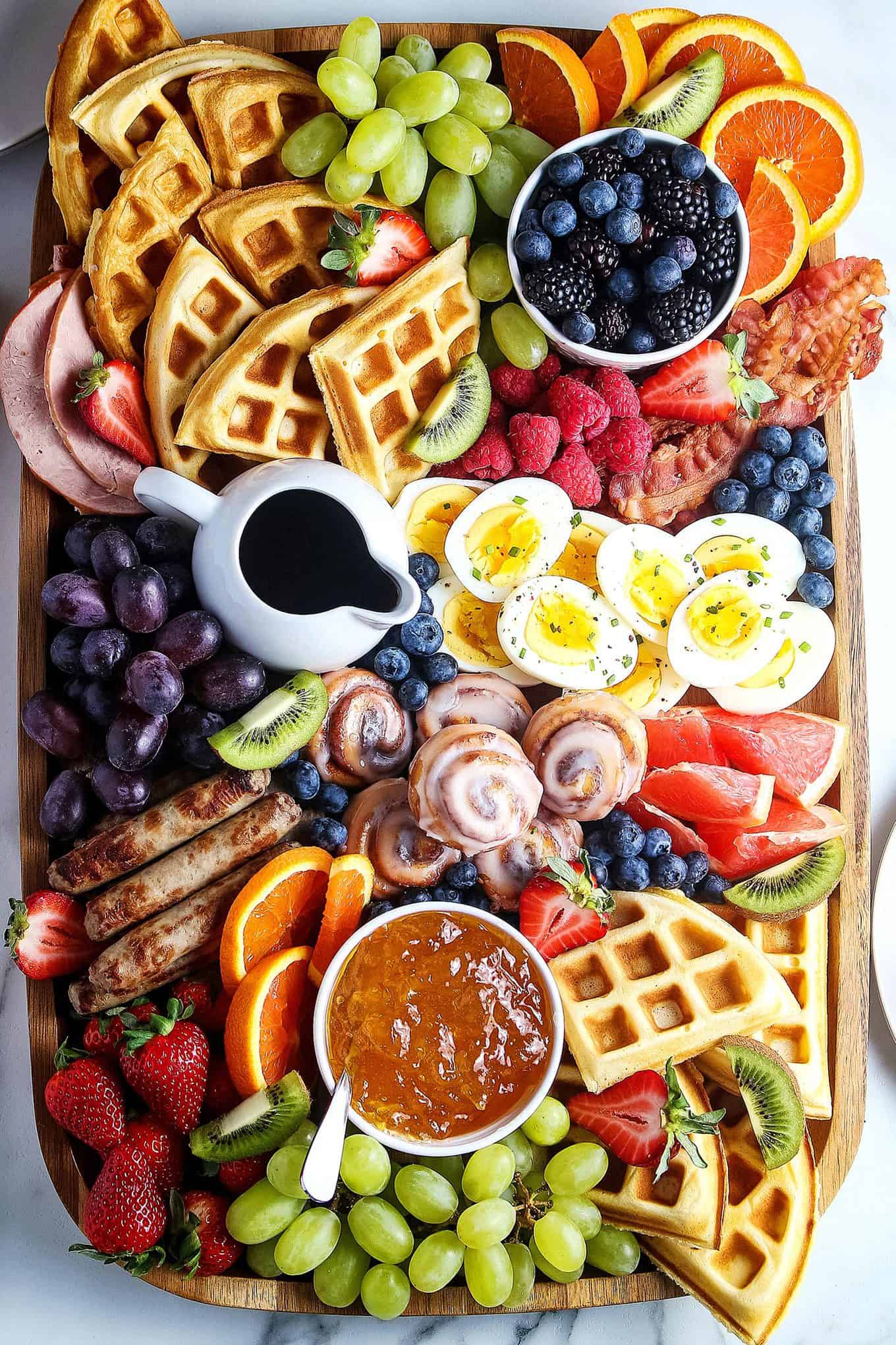 Easy Brunch and Breakfast Charcuterie Board Ideas » The Thirsty Feast ...